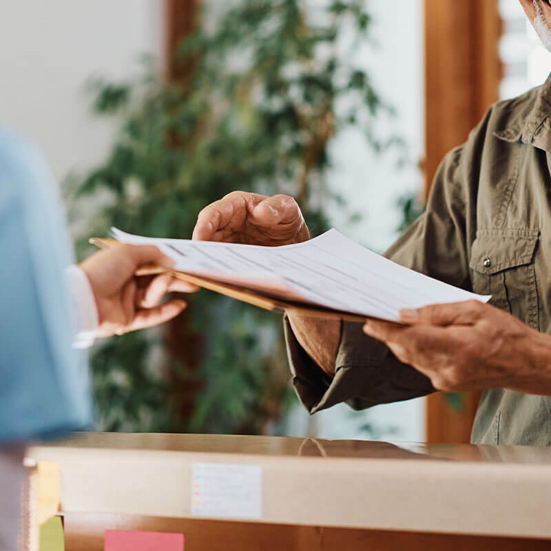 Patient Paperwork